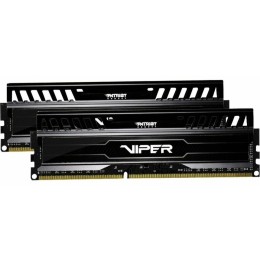 Модуль памяти Patriot DIMM DDR3 VIPER3 16Gb KIT (8GbX2) 1600MHz CL9 [PV316G160C9K] Black